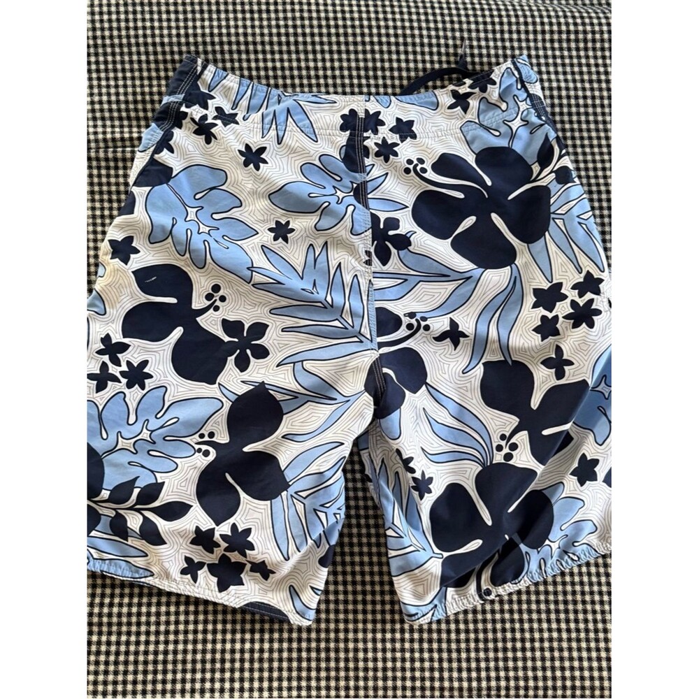 Kirra Vintage Men's Blue Floral Swim Board Shorts size 33 - Picture 11 of 11